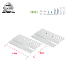 <span class=keywords><strong>4</strong></span> pouces 102mm 500pcs Système de suspension de taquet <span class=keywords><strong>m</strong></span>étallique pour montage mural - Product Image 1