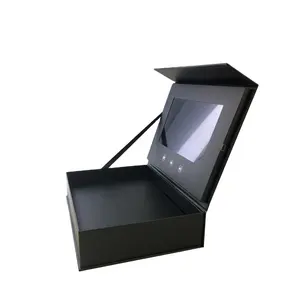 7Inch Hd Lcd-Scherm Video Wenskaart Verpakking Voor Geschenken/Producten Presentatie