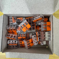 Connecteurs de raccordement compact 2 voies WAGO 221-613 100 % originaux, neufs, réutilisables pour câbles électriques