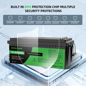<span class=keywords><strong>Batterie</strong></span> LiFePO4 48 V <span class=keywords><strong>100</strong></span> <span class=keywords><strong>Ah</strong></span> avec BMS 100A, livraison gratuite aux États-Unis, compatible en série/en parallèle, idéale pour les systèmes de <span class=keywords><strong>camping</strong></span>-<span class=keywords><strong>car</strong></span> et domestiques - Product Image 3