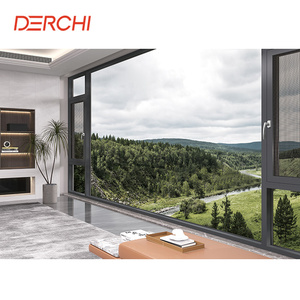 Tùy Chỉnh Biệt Thự Lựa Chọn Chất Lượng Nhà Hiệu Quả Cách Nhiệt Cách Âm Cách Nhiệt Đôi Kính Nhôm Cửa Sổ - Product Image 1