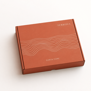 Boîtes d'expédition personnalisées en papier kraft auto-scellantes pour cosmétiques et soins de la peau, emballage pour abonnement, avec couvercle rabattable et intérieur uni - Product Image 1