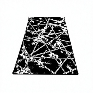 Alfombra de Jacquard de Hierba Marina Turca Adiva, Estilo Gaziantep + Diseño Moderno, Pelo Mediano, Respaldo Grueso de Yute, Resistente a Arrugas y Corrosión - Product Image 1
