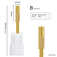 En gros, embout mandrin pour bande abrasive à ongles de taille mini pour ponceuse à ongles électrique, outil professionnel de manucure, pédicure et élimination des cuticules