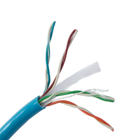 Cable Ethernet para Exteriores Cat6 6 6A 7 CCA de Cobre, Cable de Red RJ45 de 305M, PVC/LSZH/PE, Cable LAN para Telecomunicaciones