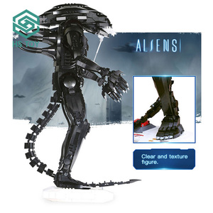 HS 2020 PCS Blocs de construction Figurine Alien Blocs en plastique ABS Ensembles de films Série Robot Jouet éducatif pour enfants - Product Image 2