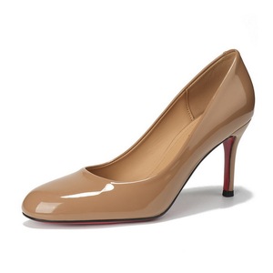 2612 Scarpe da Donna Stile Francese in Pelle Verniciata con Tacco a Spillo, <span class=keywords><strong>Suola</strong></span> <span class=keywords><strong>Rossa</strong></span>, Tacco Sottile, per Ufficio e Lavoro, Tutte le Stagioni - Product Image 2