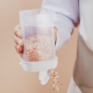 Custom Logo/Color Plastic Transparent Food Storage Bottles With Soda Powder Seal Lid Seasoning Pot Spice <b>Jar</b> for Kitchen - Product Image 4