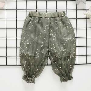 กางเกงขาบาบางขากว้างดีไซน์ใหม่สำหรับเด็กกางเกงฤดูร้อนจากประเทศจีน - Product Image 5