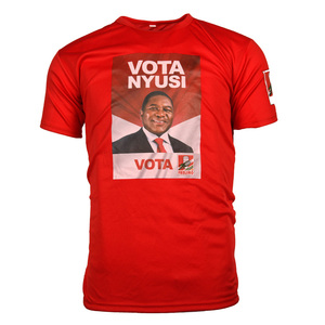 Kaus sublimasi warna merah pakaian olahraga presiden Polandia Asia kaus kampanye pemilihan - Product Image 1