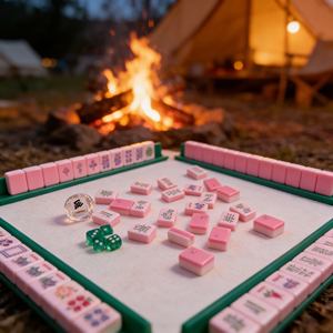 กระดานไพ่นกกระจอกแบบกำหนดเองลดราคา กระดานไพ่นกกระจอกแบบอเมริกัน คุณภาพสูง สำหรับเล่นเกมปาร์ตี้ ใช้บนโต๊ะ - Product Image 2