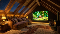 Mur vidéo MicroLED P0.9, résolution 4K, écran mural de 163 pouces avec garantie de 3 ans pour home cinéma