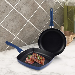 winningstar Cross-border Daily Cooking <b>Pan</b> Set with Bakelite <b>Handle</b>, High Temperature Resistant Non-stick Frying <b>Pan</b> (Two Pieces - Product Image 3