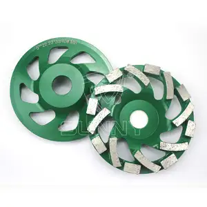 China Double Row Diamond Grinding Cup Wheel 125mm Diamond Grinding Cup Wheel For Concrete