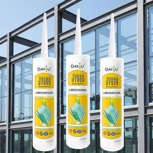 <span class=keywords><strong>JAYO</strong></span> Matériaux de Construction 300ML Mastic Acétique Étanche Transparent Silicone Adhésif pour la Construction - Product Image 1