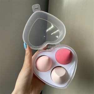 Nueva tendencia 3 unids/caja belleza esponjas <span class=keywords><strong>De</strong></span> corazón forma caja <span class=keywords><strong>De</strong></span> belleza cosmética licuadora Puff Maquillaje Esponja <span class=keywords><strong>De</strong></span> Maquillaje - Product Image 5