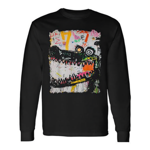 Camiseta de Manga Larga con Estampado de Reptiles para Hombre, Diseño Artístico, Estilo Casual - Product Image 2