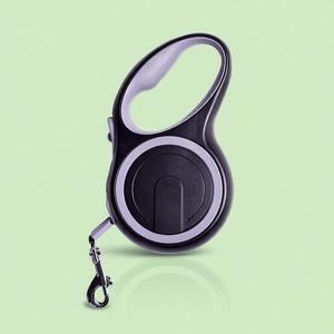 Correa Retráctil para Perro de 5m, Gris y Negro, Diseño Sólido de Doble Tono, Liberación Rápida, Diseño Duradero para Perros de 50kg, Venta al Por Mayor, OEM, ODM - Product Image 1