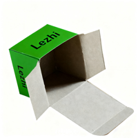 Chine personnalisé Oem Design impression pas cher enduit 300 G blanc gris papier carton craie boîte d'emballage avec impression de logo