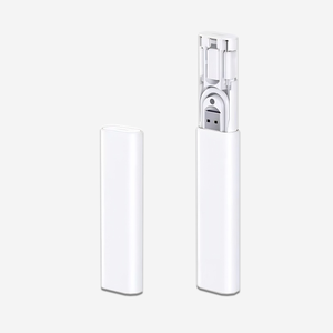Kit de Cable de Datos Portátil 6 en 1, USB Tipo-C, Micro USB, USB-A, Carga Rápida con Caja de Almacenamiento para Viajes - Product Image 1