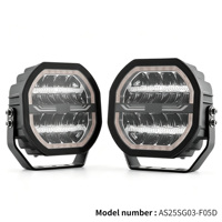 Phare de travail LED octogonal haute puissance 6, 8, 10 pouces 65W-150W, faisceau spot super lumineux pour tout-terrain, Jeep, engins miniers