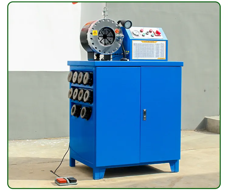 High-Pressure Hydraulic Hose Crimping Machine Professional Cable Press Fitting Crimper P32 Wire Rope Rubber Making Machinery