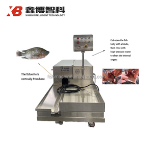 Petite machine d'éviscération de poisson à haute efficacité pour le nettoyage et le traitement du poisson - Product Image 4