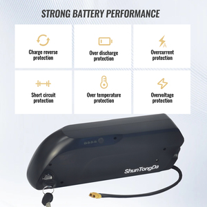 Batterie de vélo électrique Reention Tiger Shark 36V 48V 13Ah 14Ah 17.5Ah pour <span class=keywords><strong>Bafang</strong></span> BBS01 BBS02 BBSHD <span class=keywords><strong>TSDZ2</strong></span> TSDZ2B - Product Image 5
