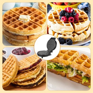 Máquina para Hacer Waffles Winning Star de 1000W, Antiadherente, Eléctrica, para Desayunos, Especificaciones Europeas (Reino Unido) - Product Image 4