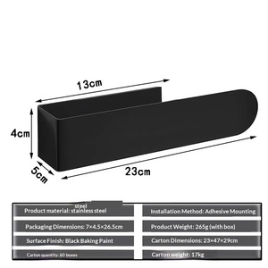 YOTO <span class=keywords><strong>Portasciugamani</strong></span> in Acciaio Inox Spazzolato, Porta Asciugamani da Parete Multifunzione <span class=keywords><strong>per</strong></span> <span class=keywords><strong>Bagno</strong></span> - Product Image 6