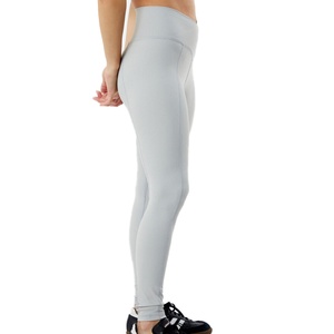 Leggings de yoga grande taille pour femmes, taille mi-haute élastique, respirants, écologiques, été-automne, logo personnalisé, vente en gros - Product Image 4