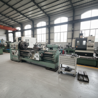 Tour horizontal semi-automatique d'occasion de marque Lanzhou CW6163D, robuste, haute précision, pour le travail des métaux, prix compétitif