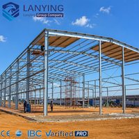 Edificio con Estructura Metálica, Almacén Prefabricado de Acero, Instalación Rápida, Gran Superficie, Taller, Fábrica
