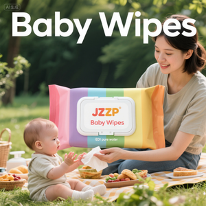 Lenços Umedecidos para Bebês Limpeza Suave Material Natural de Água Bamboo/Viscose/Poliéster 10x15cm para Cuidados com Bebês - Product Image 2