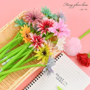 Fake Artifical Flower Plastic Pen Flower Pens for DIY Bouquets Centerpieces Floral Arrangements Home Decor Office decoration