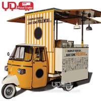 Benutzer definierte Größe Mini Food Cart Mobile Küche Hot Dog Eis wagen Fast Food Van Ape Tuk Tuk Elektro Food Truck