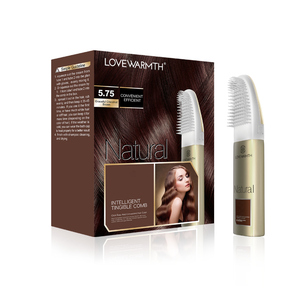 Peine Mágico Negro LOVEWARMTH para Teñir el Cabello en un Solo Paso con Espumas, 2 en 1, Crema Colorante para el Cabello + Oxidante - Product Image 5