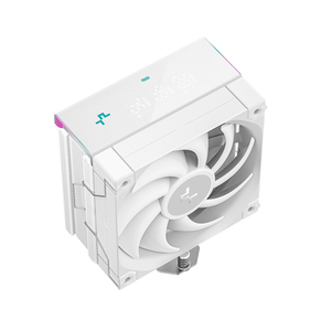 พัดลมระบายความร้อนซีพียู DeepCool AK400 DIGITAL WH สำหรับ LGA1700 1200 115X และ AM5 AM4 พร้อมหน้าจอแสดงผล สีขาว ฝาครอบด้านบนมีคริสตัล - Product Image 2