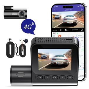 <span class=keywords><strong>Cam</strong></span>éra embarquée AZDOME S50 4G avec surveillance à distance, 4K LTE, double objectif, prise en charge du suivi GPS, Wifi, commande vocale - Product Image 1