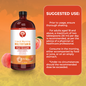 Multivitamínico Líquido en Stock para el Crecimiento del Cabello y Cuidado de la Piel, Seguro para Mujeres Embarazadas y Adultos, Gotas Líquidas Multivitamínicas - Product Image 5