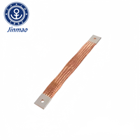 Connecteur en cuivre souple, barre omnibus en feuille de cuivre laminée, équipement électrique, barre omnibus en cuivre flexible de haute qualité, étamé