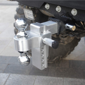 Soporte de <span class=keywords><strong>Bola</strong></span> para <span class=keywords><strong>Remolque</strong></span> Ajustable, Compatible con Receptor de 2 Pulgadas, Combinación de 2 y 2-5/16 Pulgadas, Vástago de Aluminio Forjado, Descenso/Elevación de 6 Pulgadas - Product Image 5