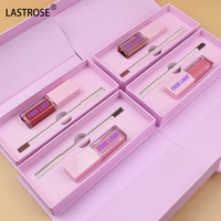 Vente en gros de rouge à lèvres mat vegan à étiquette privée, gloss à lèvres imperméable, ensemble de crayons à lèvres roses, kits de gloss à lèvres et de crayons à lèvres, maquillage