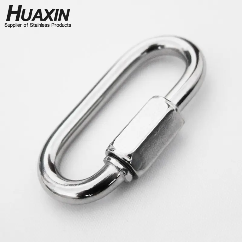 Top Quality Grade 304 Stainless Steel Quick Link Chain Link Fastener 6ミリメートル10ピース/バッグ