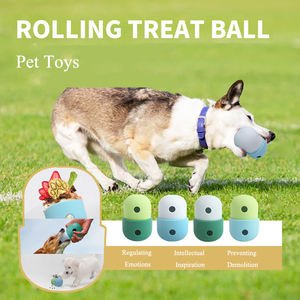 Yeni silikon gıda sınıf köpek kaçak oyuncak topu Gnawing bulmaca yavaş besleyici kase atma koklama Pet kaçak oyuncak yiyecekler - Product Image 2