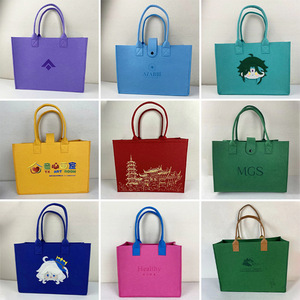 En Gros Sacs Cabas en Feutre Résistants Grande Capacité Logo Personnalisable Bandoulière Unisexe Sacs à Main d'Usage Quotidien pour Femmes Luxe - Product Image 3