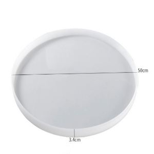 Grand moule rond en silicone pour café et thé, plateau de table en silicone pour pâtisserie et outils de cuisson - Product Image 1