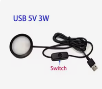 Lumière chaude USB blanche pour kit de lampe LED Bambu Lab 001 H2D/X1/P1P/A1 Mini Makerworld, pièces de rechange pour imprimante 3D