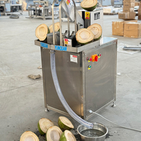 Oude Kokosnoot Splijtmachine Halvering Groene Kokosnoten Harde Schalen Elektrische Motor 220V 2.2kw Kokosnoot Verwerkingssnijder