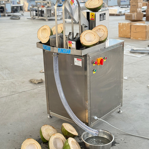 Machine à fendre la noix de coco à l'ancienne réduisant de moitié les noix de coco vertes coquilles dures moteur électrique 220V 2.2kW coupeur de traitement de noix de coco - Product Image 3